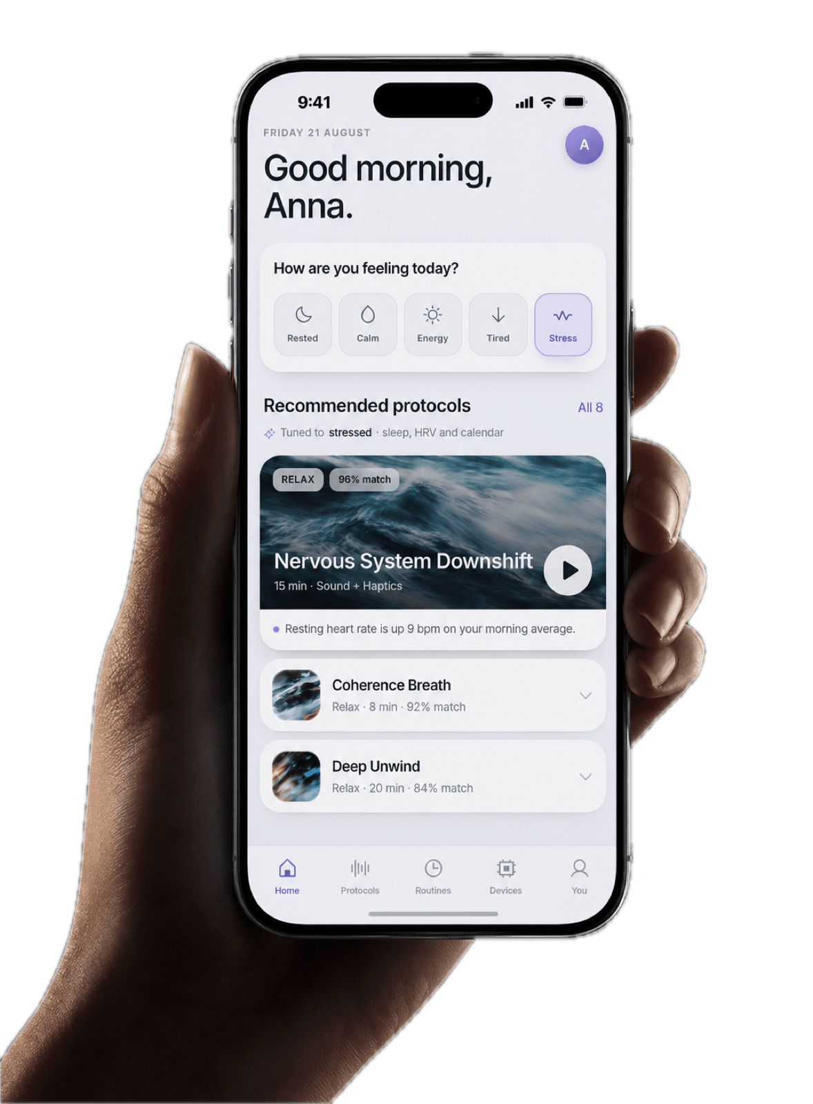 NeumaCare app on a phone